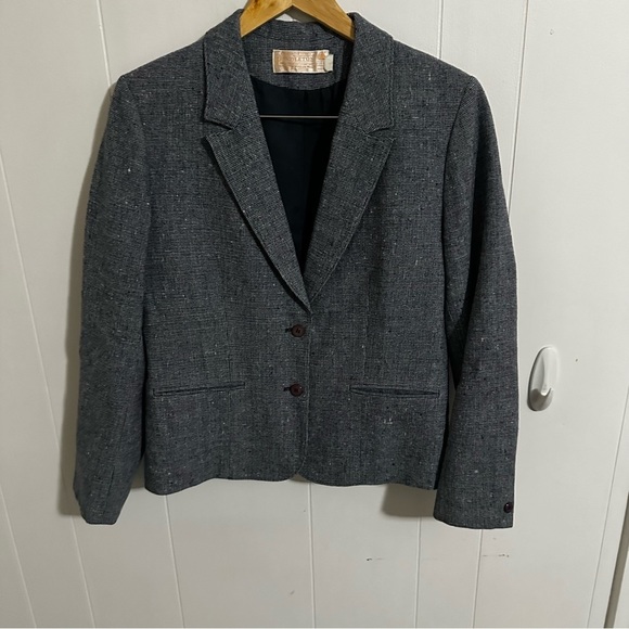 Pendleton Gray Wool Blazer Structured Suit Jacket - Picture 1 of 4